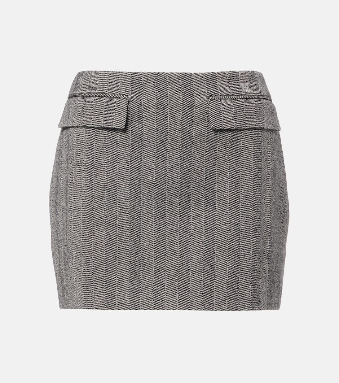Striped wool-blend miniskirt  | Ferragamo