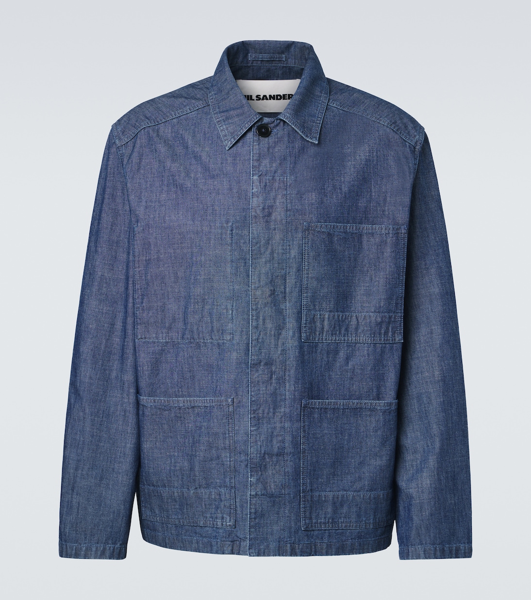 Cotton chambray overshirt | Jil Sander
