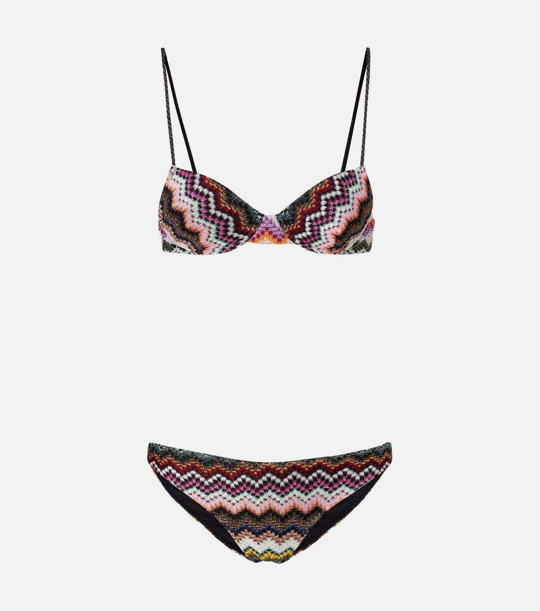 Zigzag lamé bikini | Missoni
