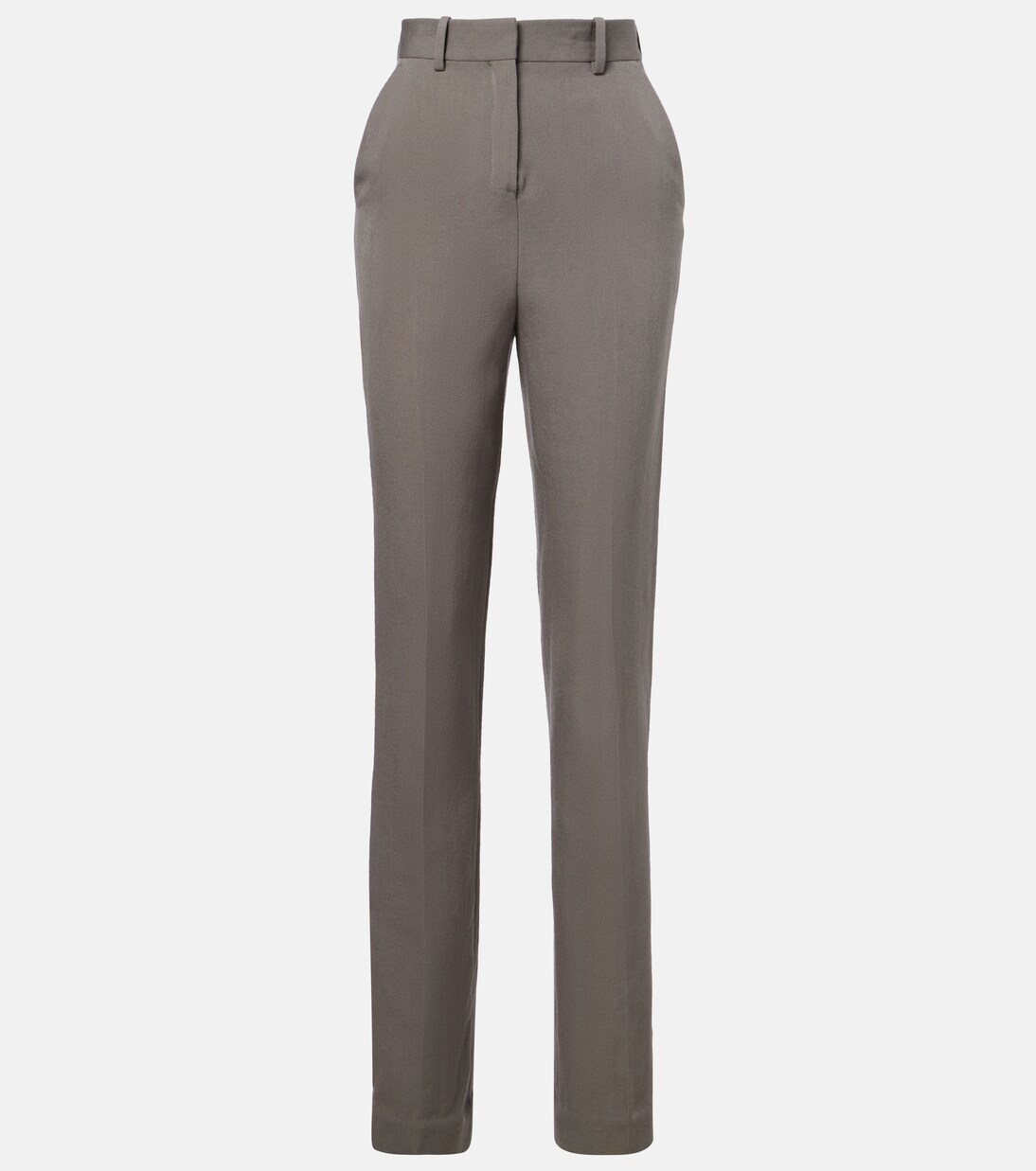 Lucia high-rise wool slim pants | Calvin Klein Collection