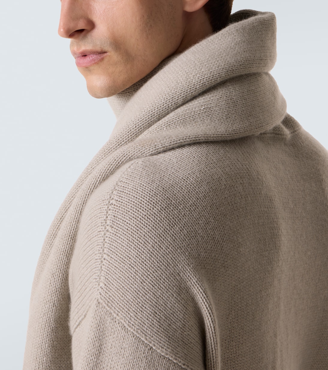 Rex scarf-detail cashmere sweater | Calvin Klein Collection