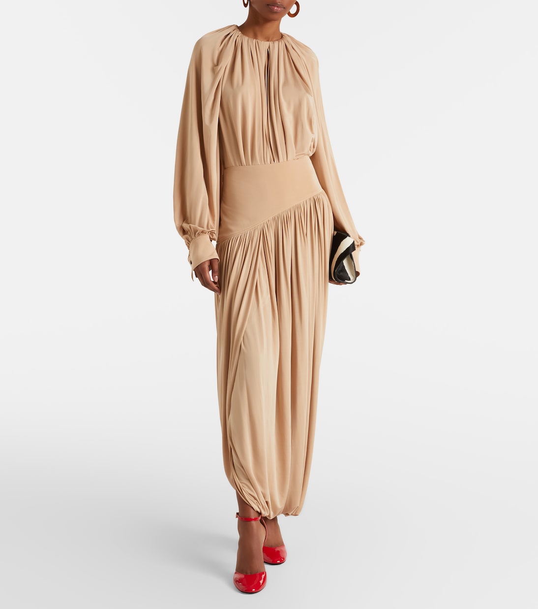 Cutout draped blouse | Ferragamo