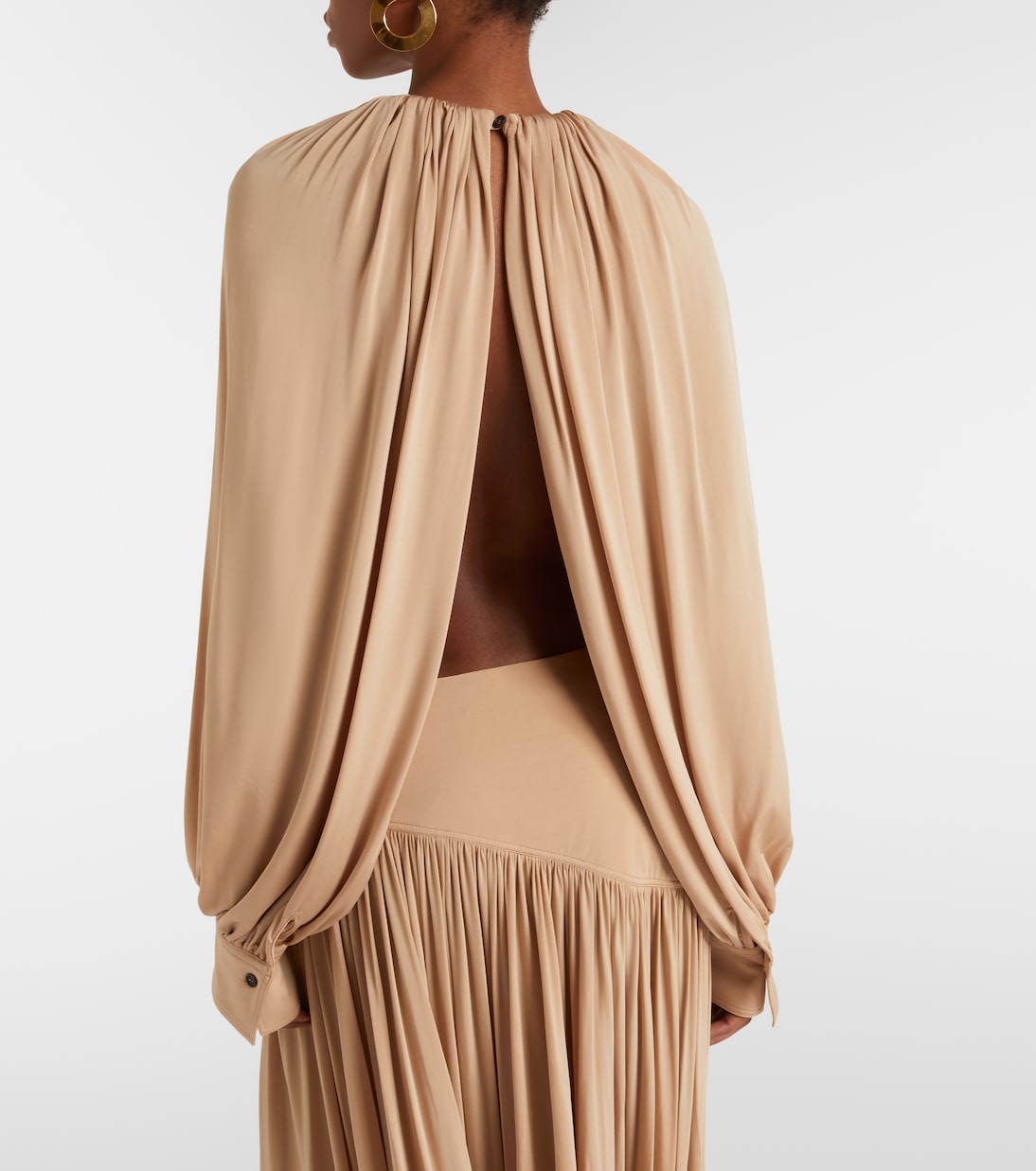 Cutout draped blouse | Ferragamo