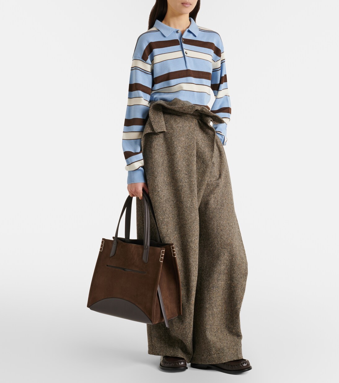 Striped polo shirt | JW Anderson