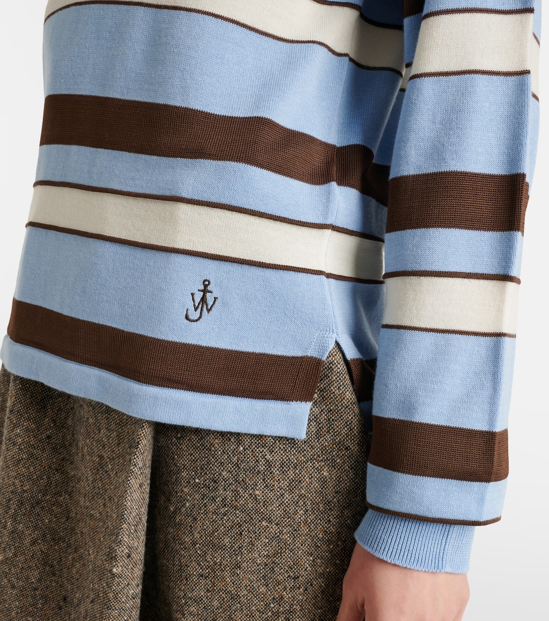 Striped polo shirt | JW Anderson