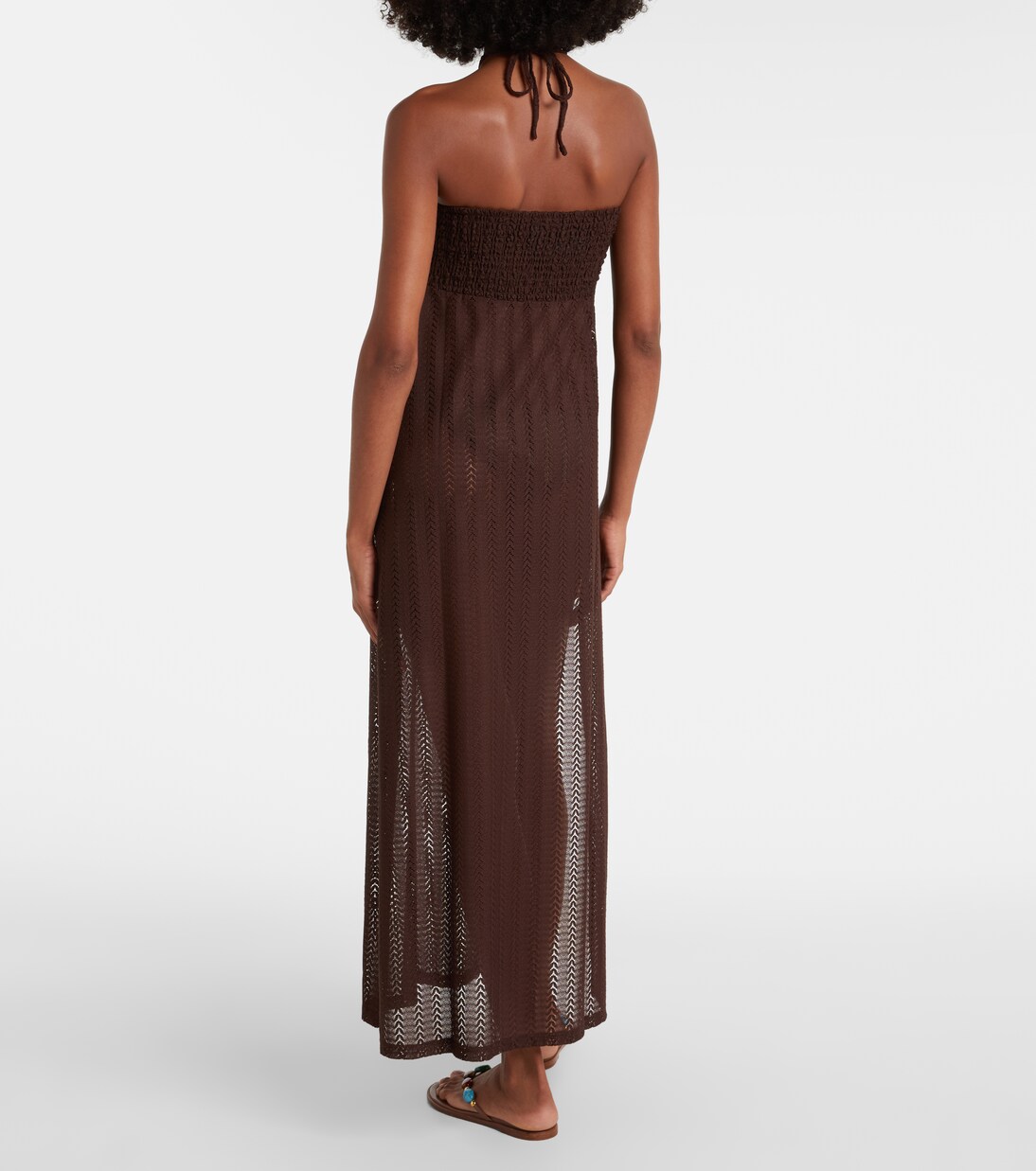 Harriet keyhole halterneck maxi dress | Melissa Odabash