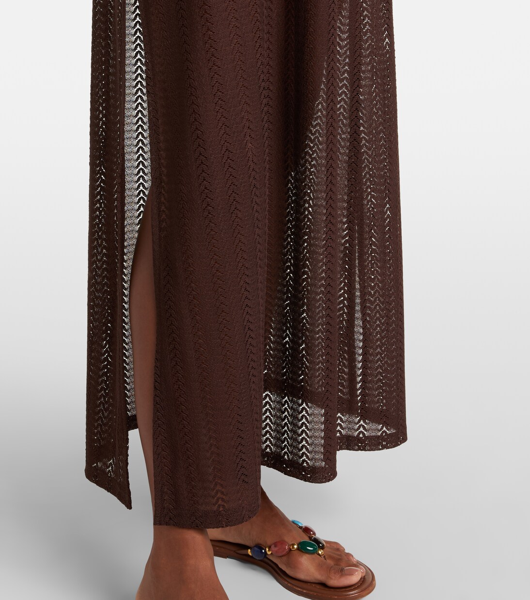 Harriet keyhole halterneck maxi dress | Melissa Odabash