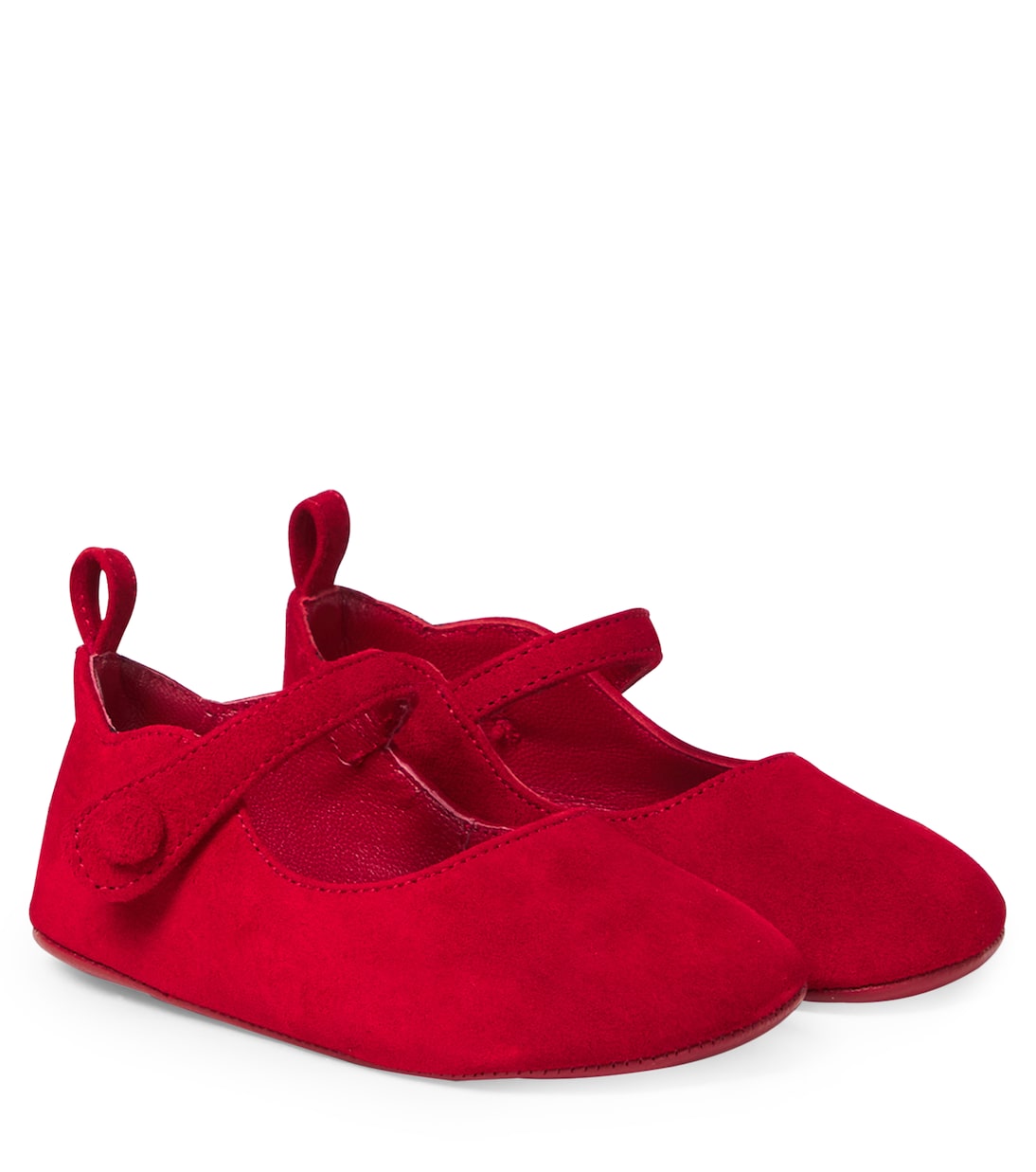 Baby Love Chick suede ballet flats | Christian Louboutin Kids