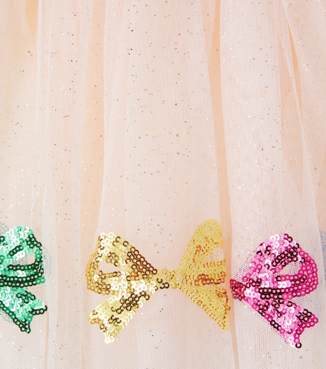 Rock aus Mesh mit Pailletten | Konges Sløjd