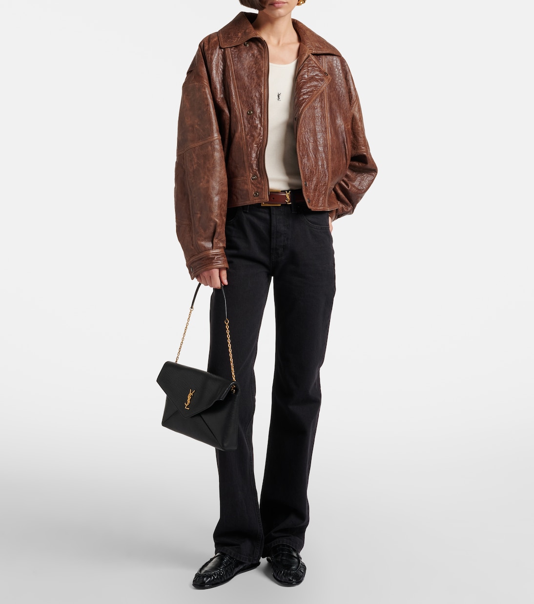 Top Cassandre aus Baumwolle | Saint Laurent