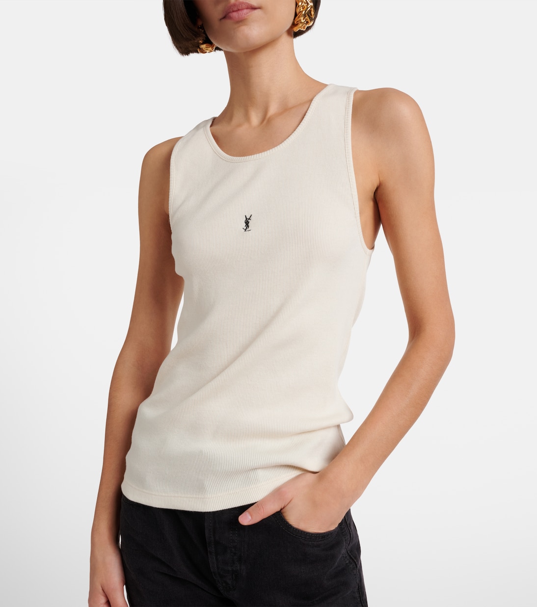 Top Cassandre aus Baumwolle | Saint Laurent