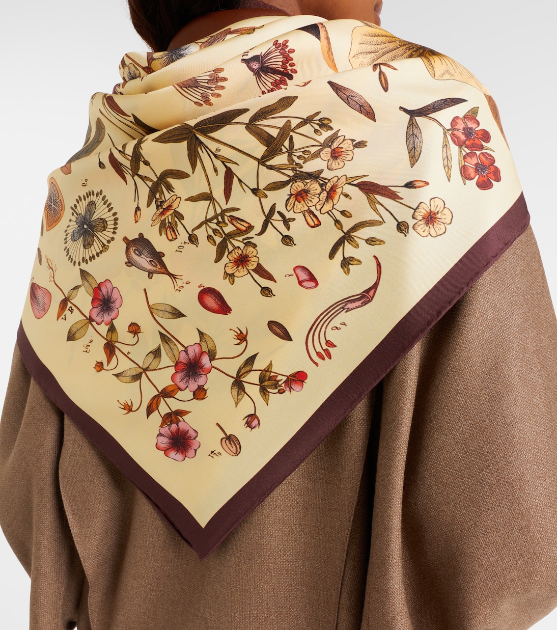 Enciclopedia Del Lino silk twill scarf | Loro Piana