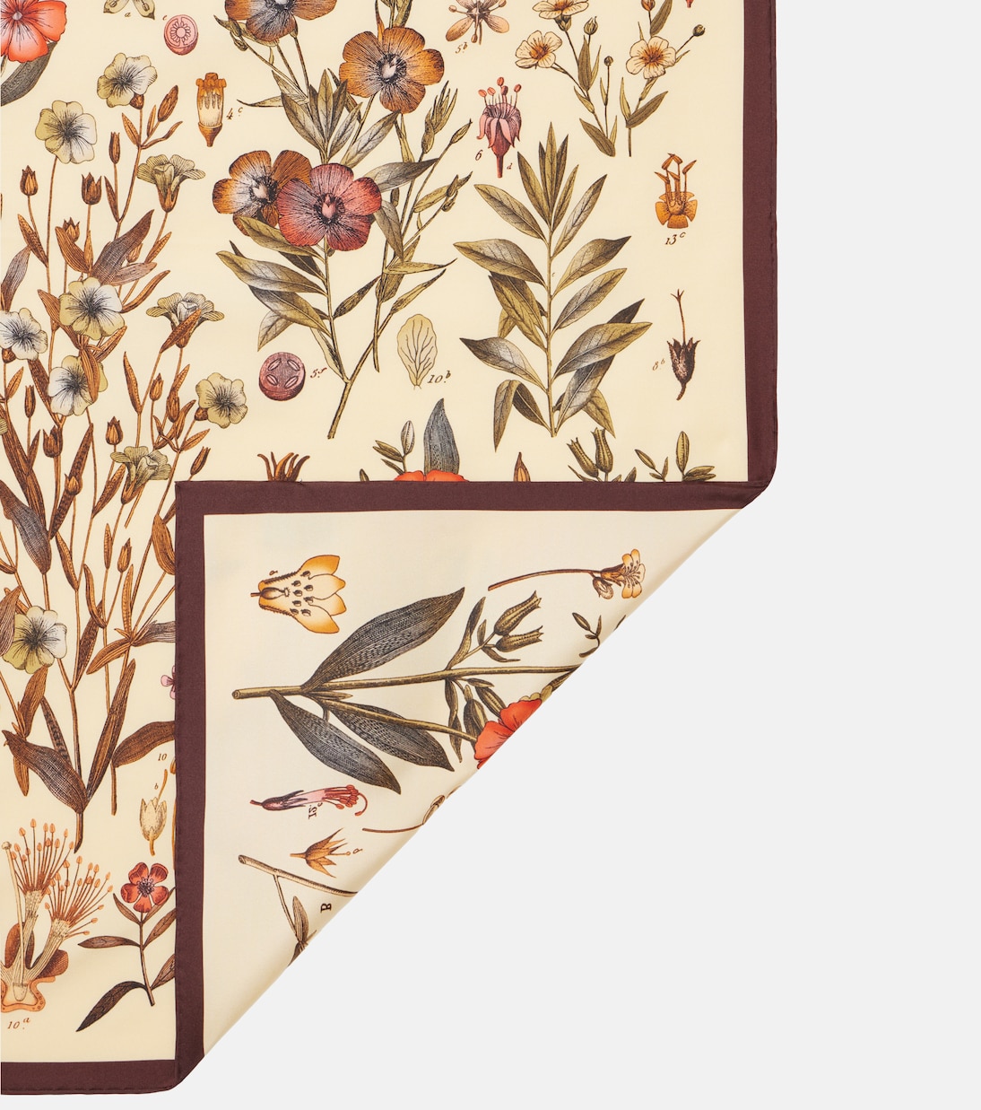 Enciclopedia Del Lino silk twill scarf | Loro Piana