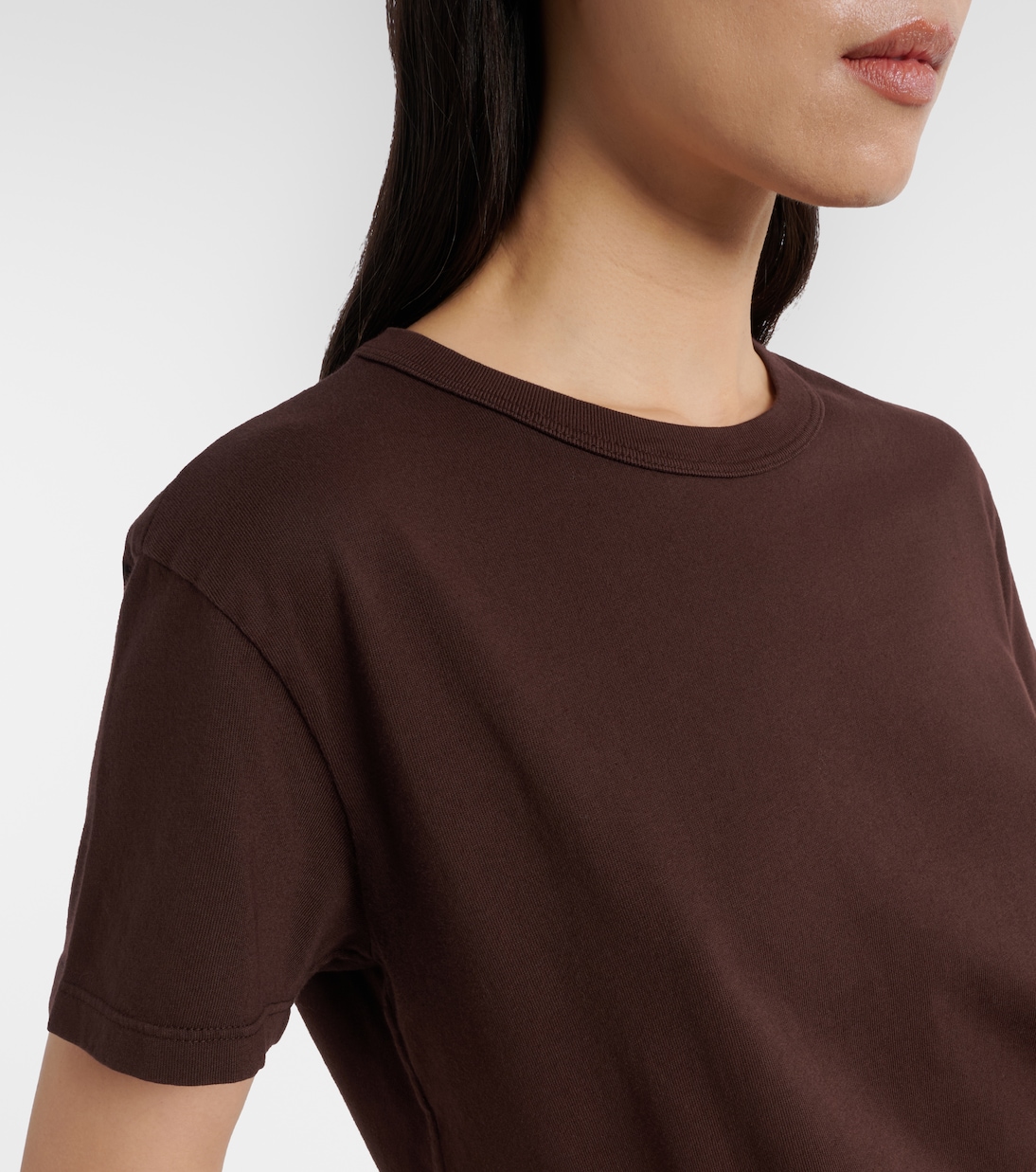 T-Shirt Leigh aus Baumwoll-Jersey | Velvet