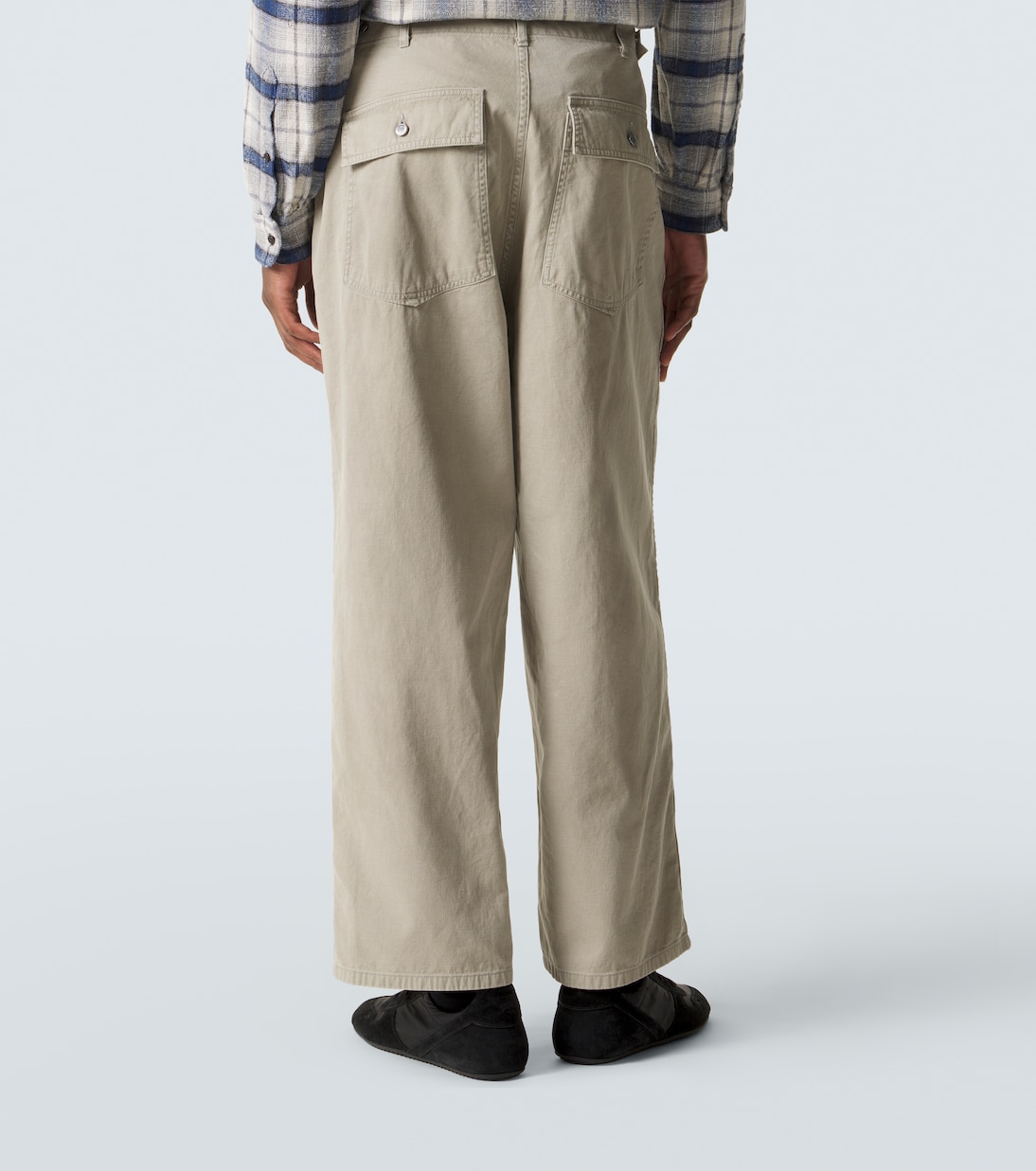 Vintage cotton straight pants | A.Presse