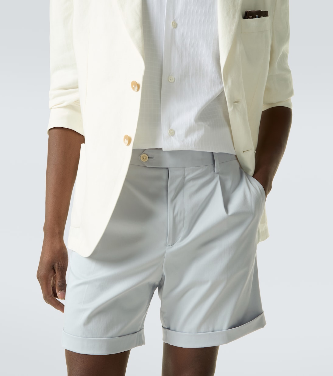 Cotton-blend shorts | Lardini