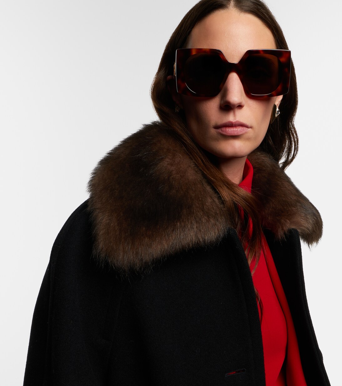 Vain Bold VLogo oversized sunglasses | Valentino