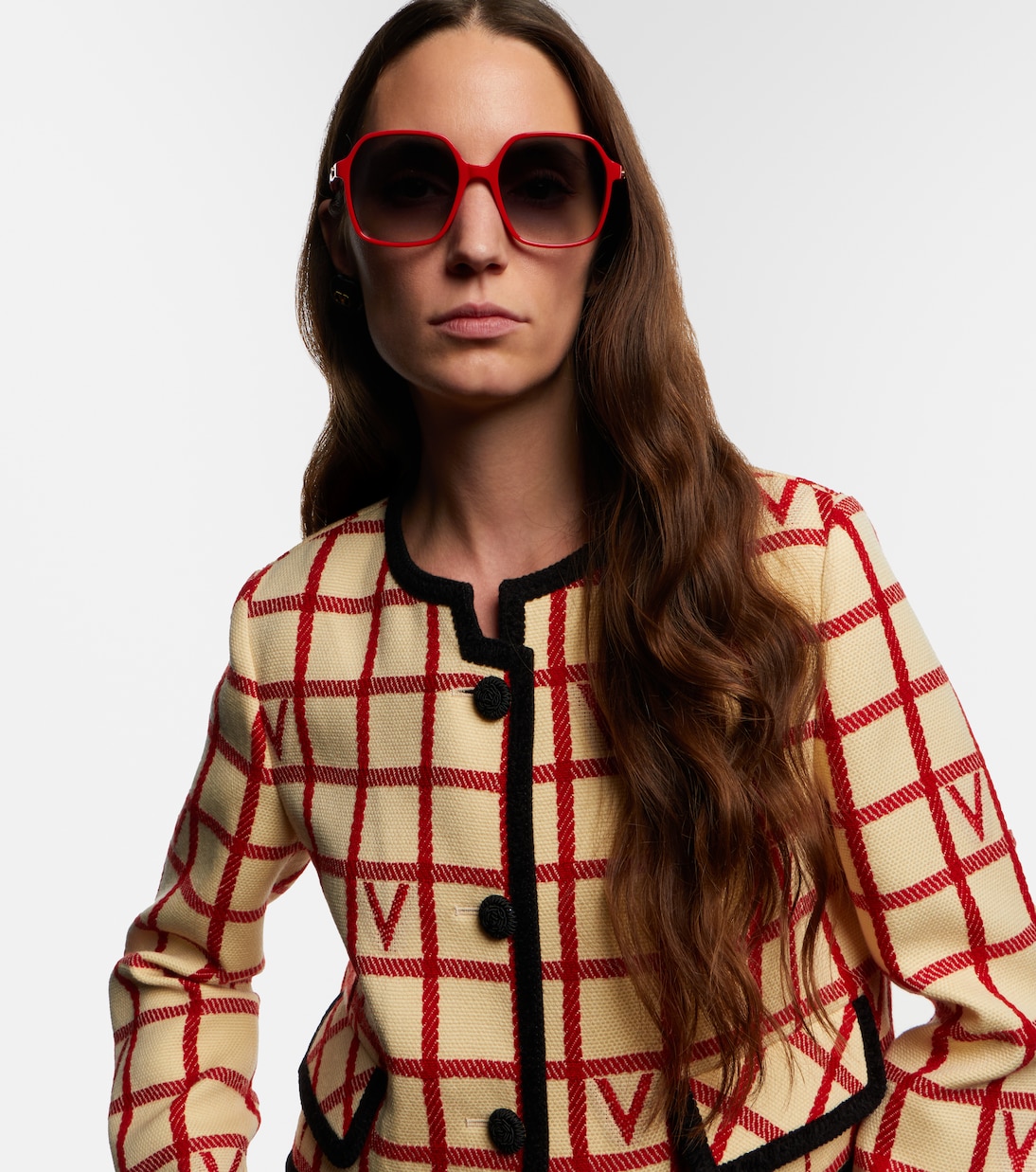 Light V VLogo oversized sunglasses | Valentino