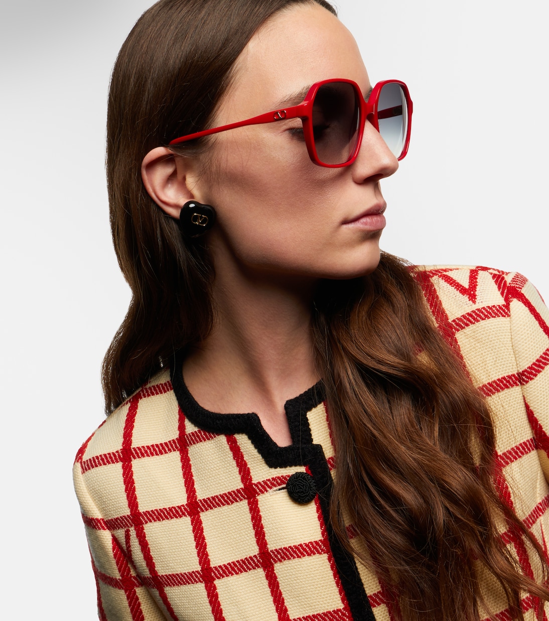 Light V VLogo oversized sunglasses | Valentino