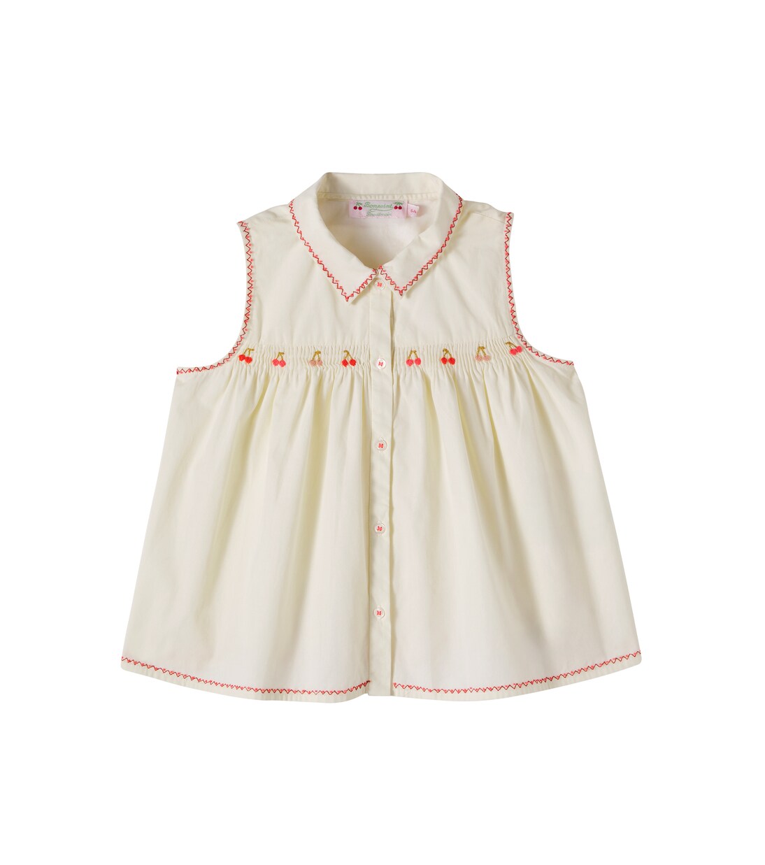 Lexi embroidered cotton blouse | Bonpoint