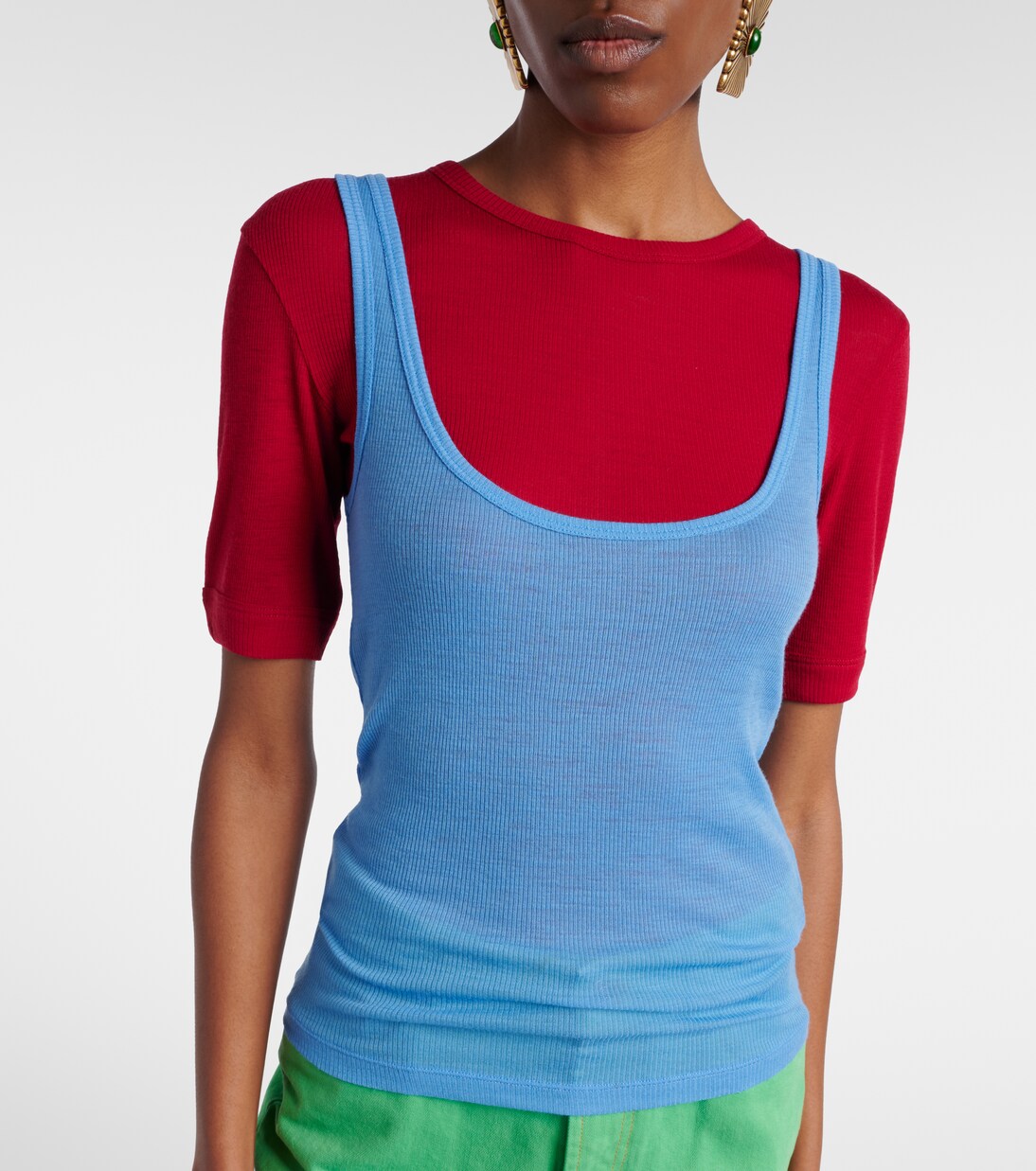 Top Medusa aus Schurwolle | Versace