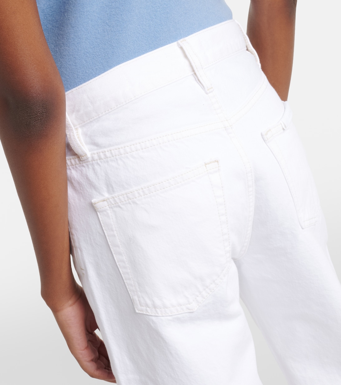 Bow barrel-leg jeans | Frame