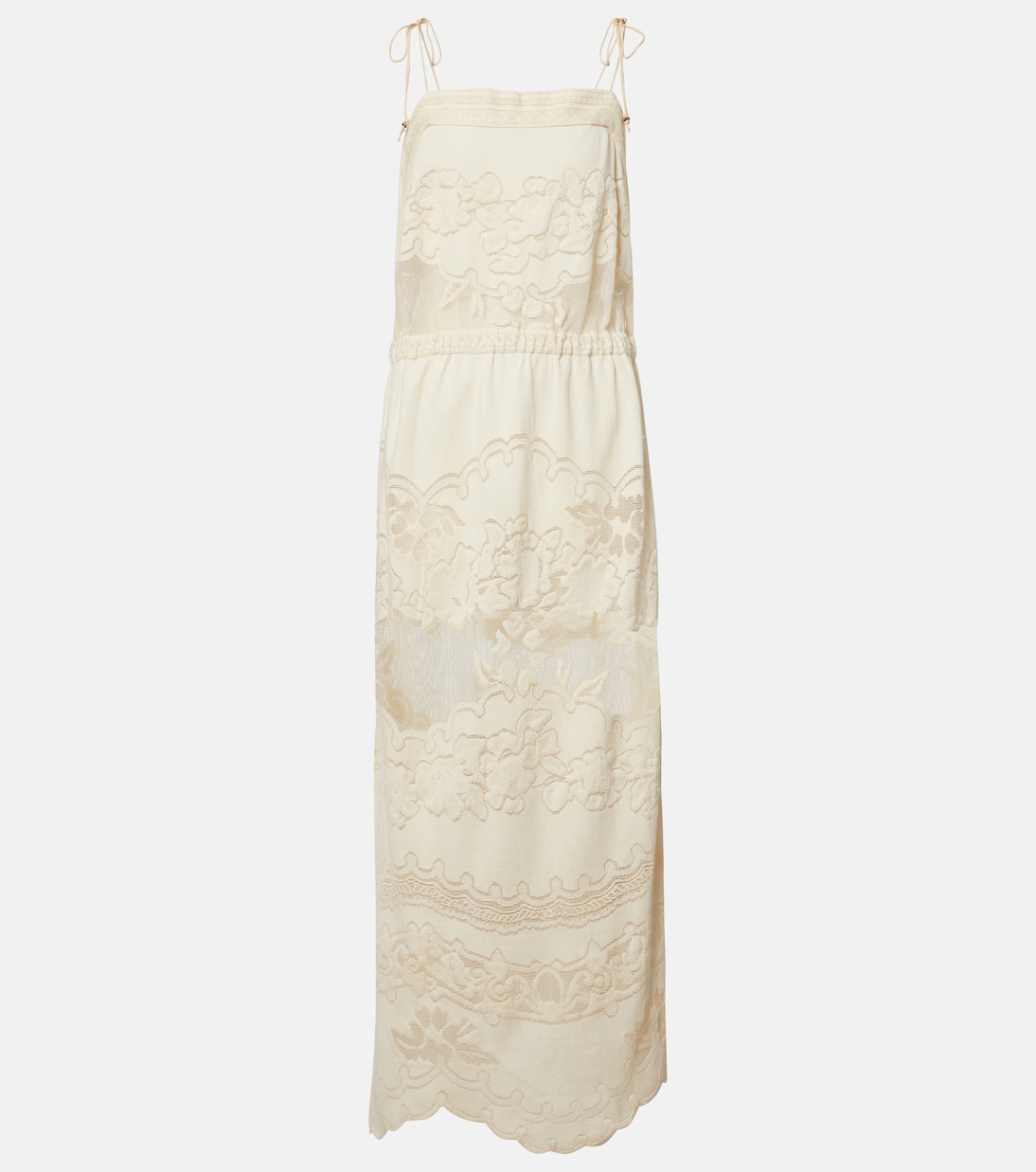 Souane embroidered cotton-blend midi dress | Isabel Marant