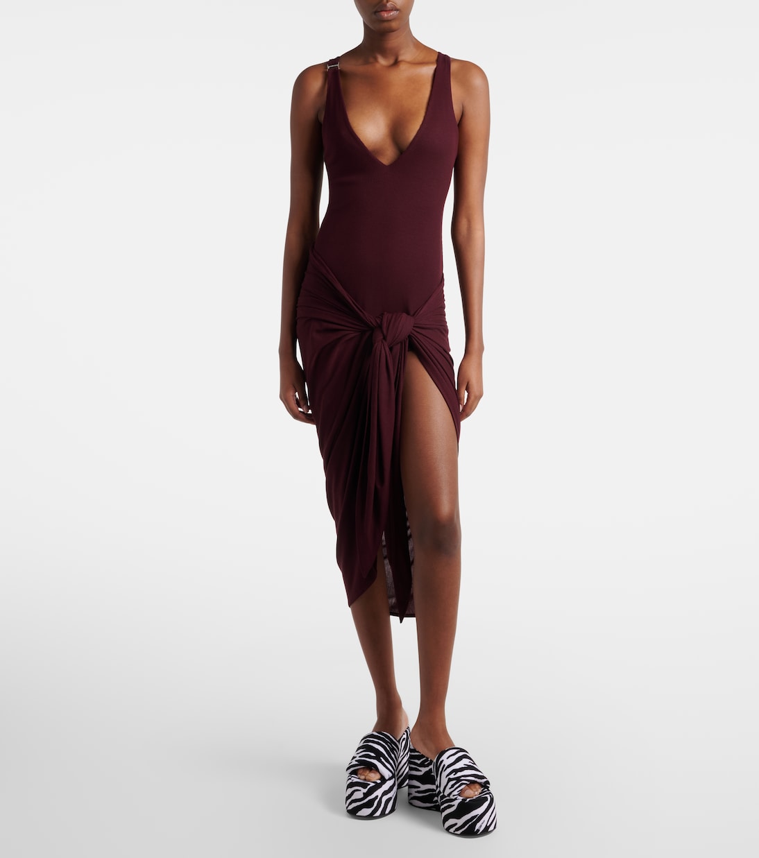 Draped midi dress | The Attico