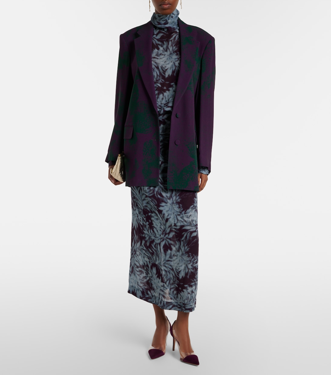 Plexi绒面革与TPU材质高跟鞋 | Gianvito Rossi