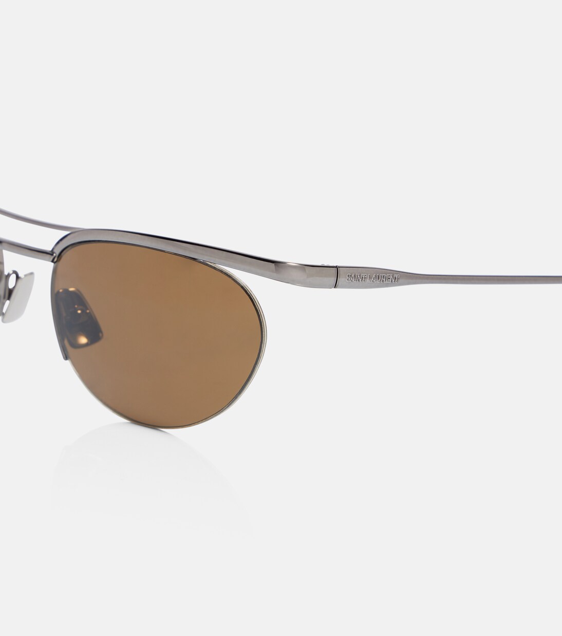 Gafas de sol ovaladas SL Logo | Saint Laurent