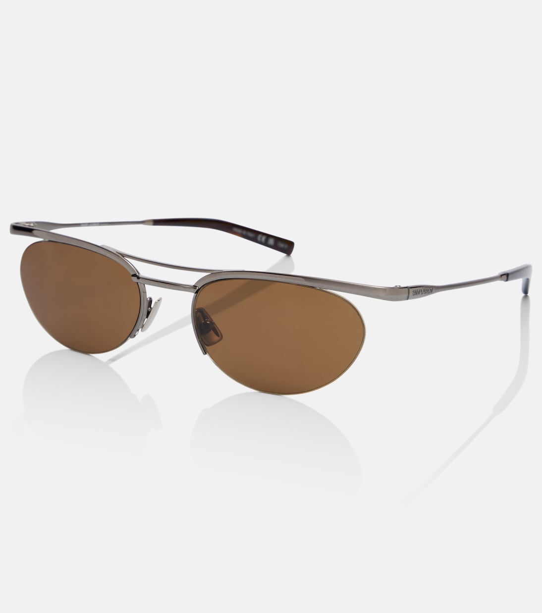 Gafas de sol ovaladas SL Logo | Saint Laurent