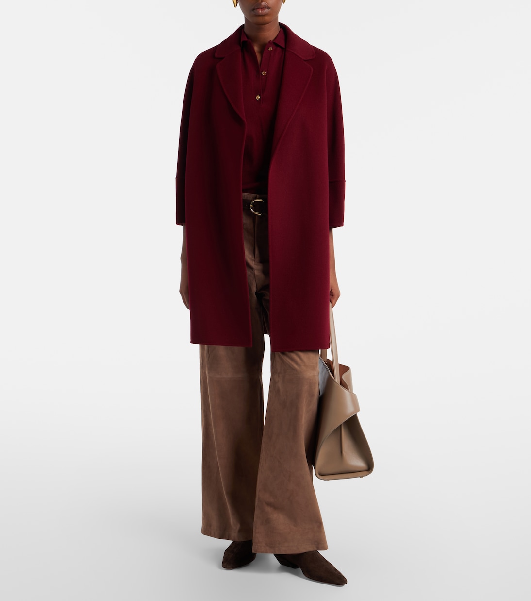 Cotton, silk, and cashmere polo sweater | 'S Max Mara