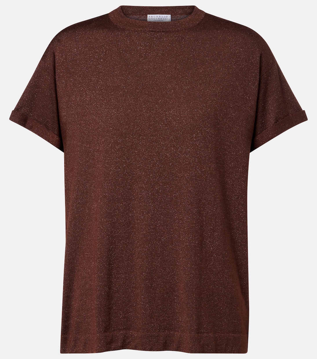 Cashmere and silk-blend lamé sweater | Brunello Cucinelli