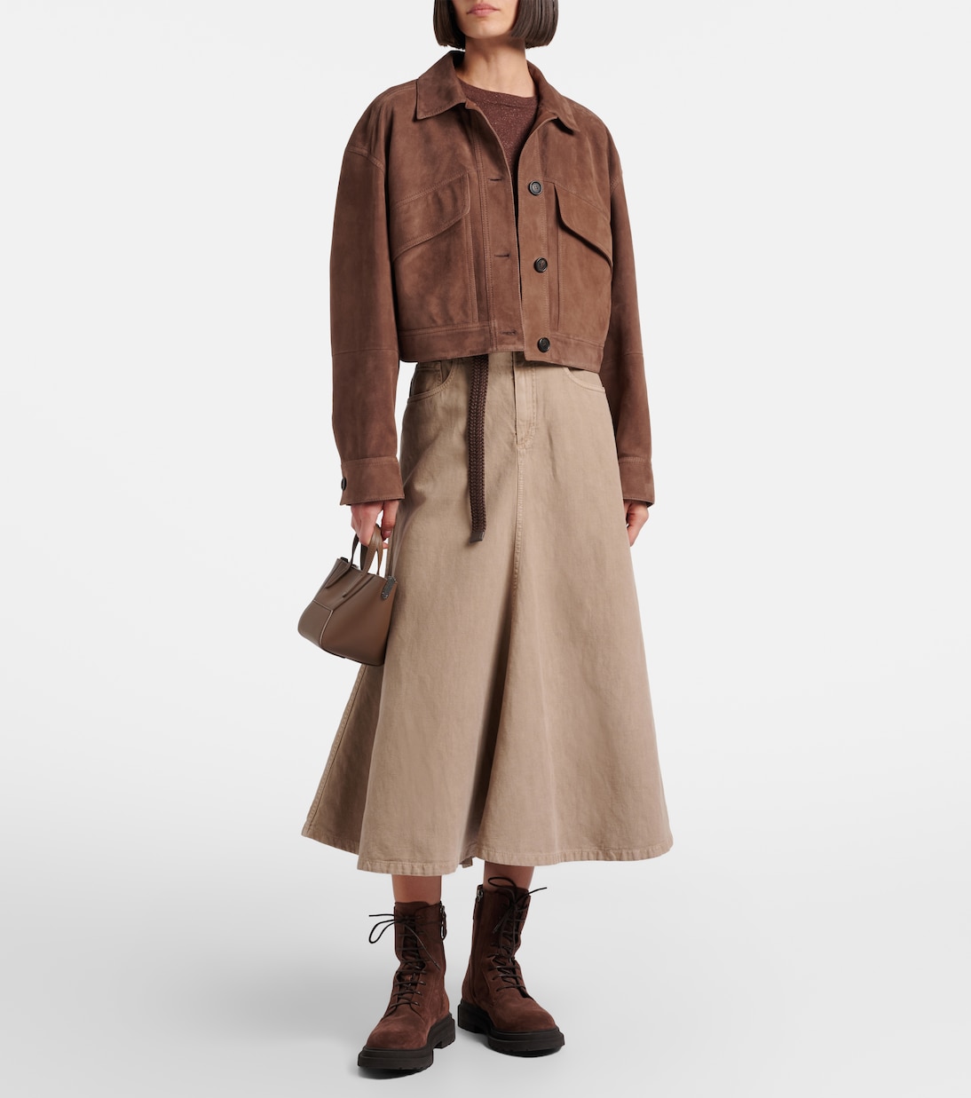 Cashmere and silk-blend lamé sweater | Brunello Cucinelli