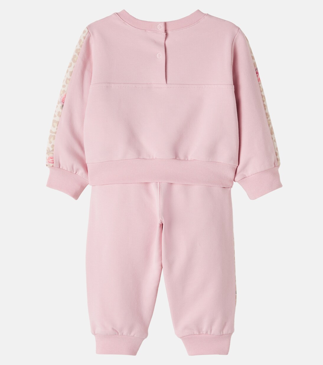 Baby cotton-blend sweatshirt and sweatpants set | Monnalisa