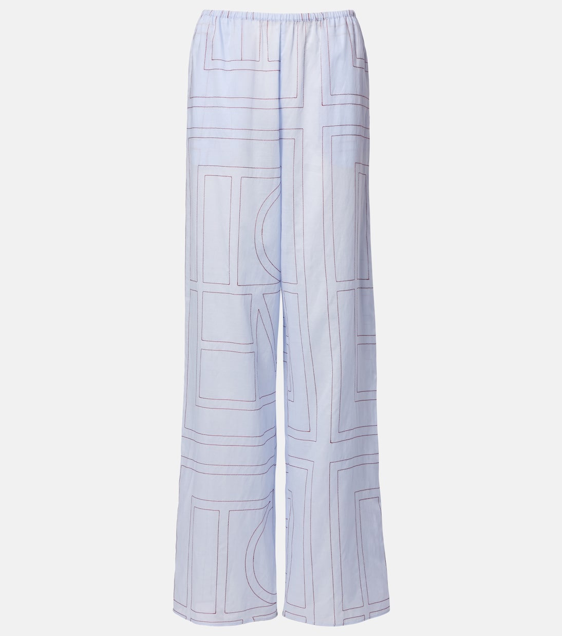 Pantalon de pyjama en coton mélangé | Toteme