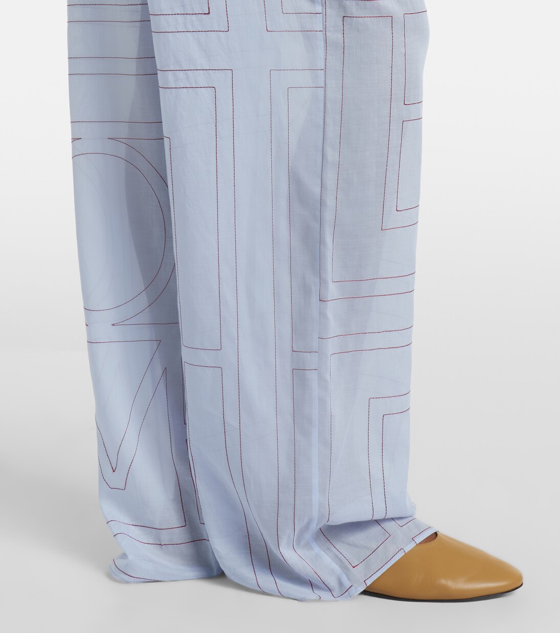Pantalon de pyjama en coton mélangé | Toteme