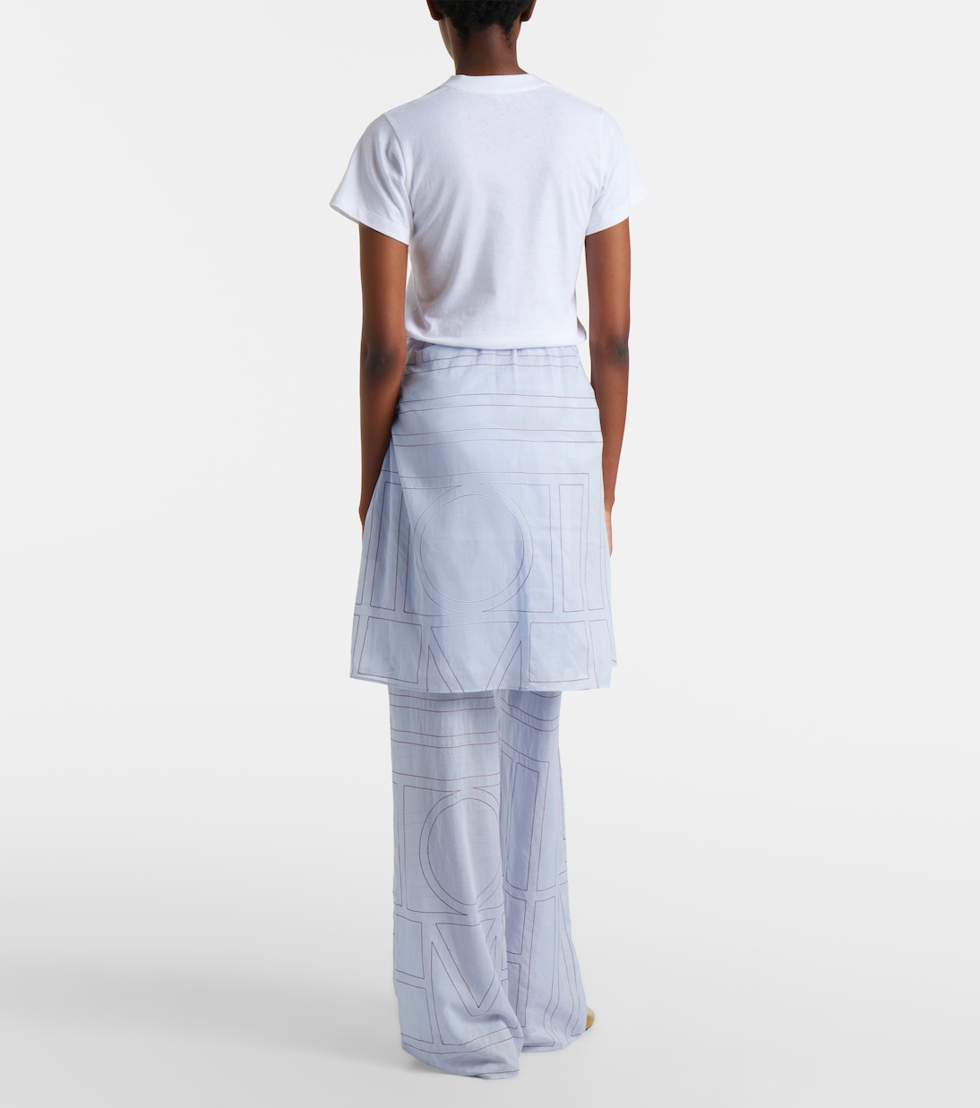 Pantalon de pyjama en coton mélangé | Toteme