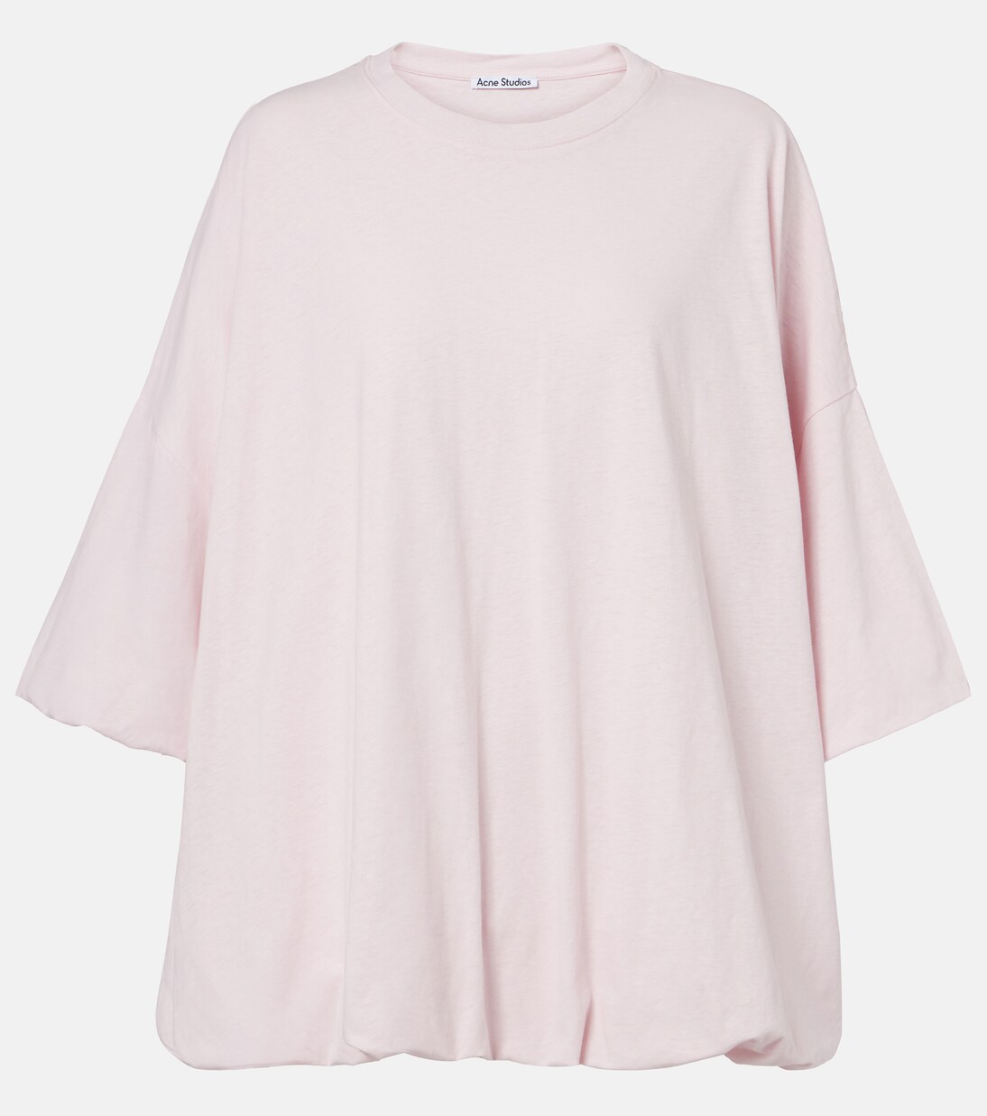 Oversized cotton-blend jersey T-shirt | Acne Studios
