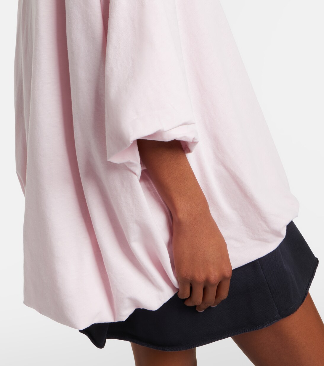 Oversized cotton-blend jersey T-shirt | Acne Studios