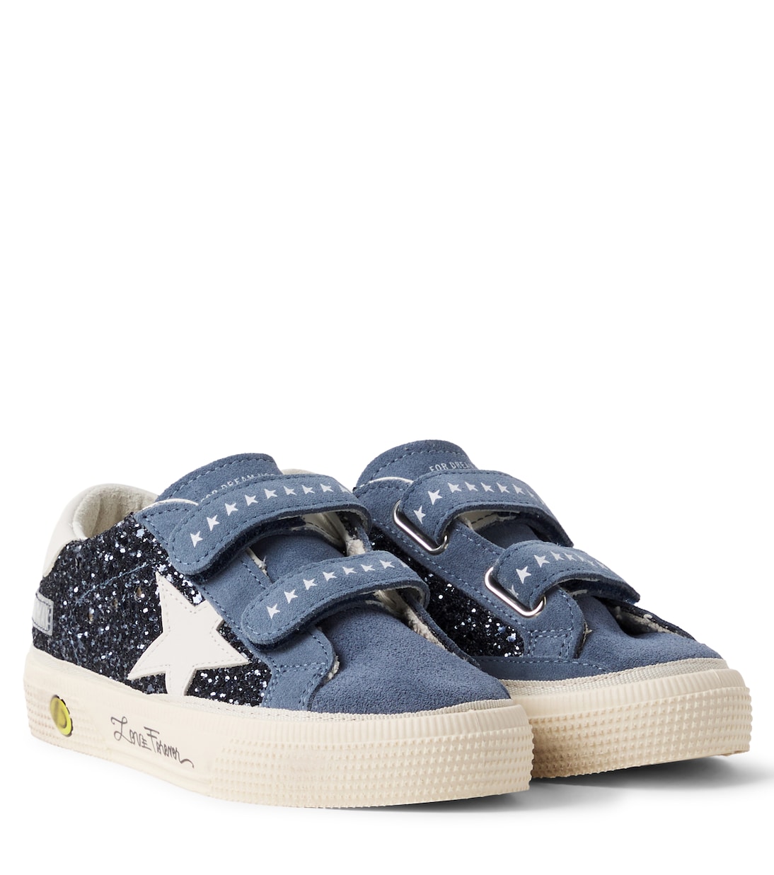May glitter suede sneakers | Golden Goose Kids