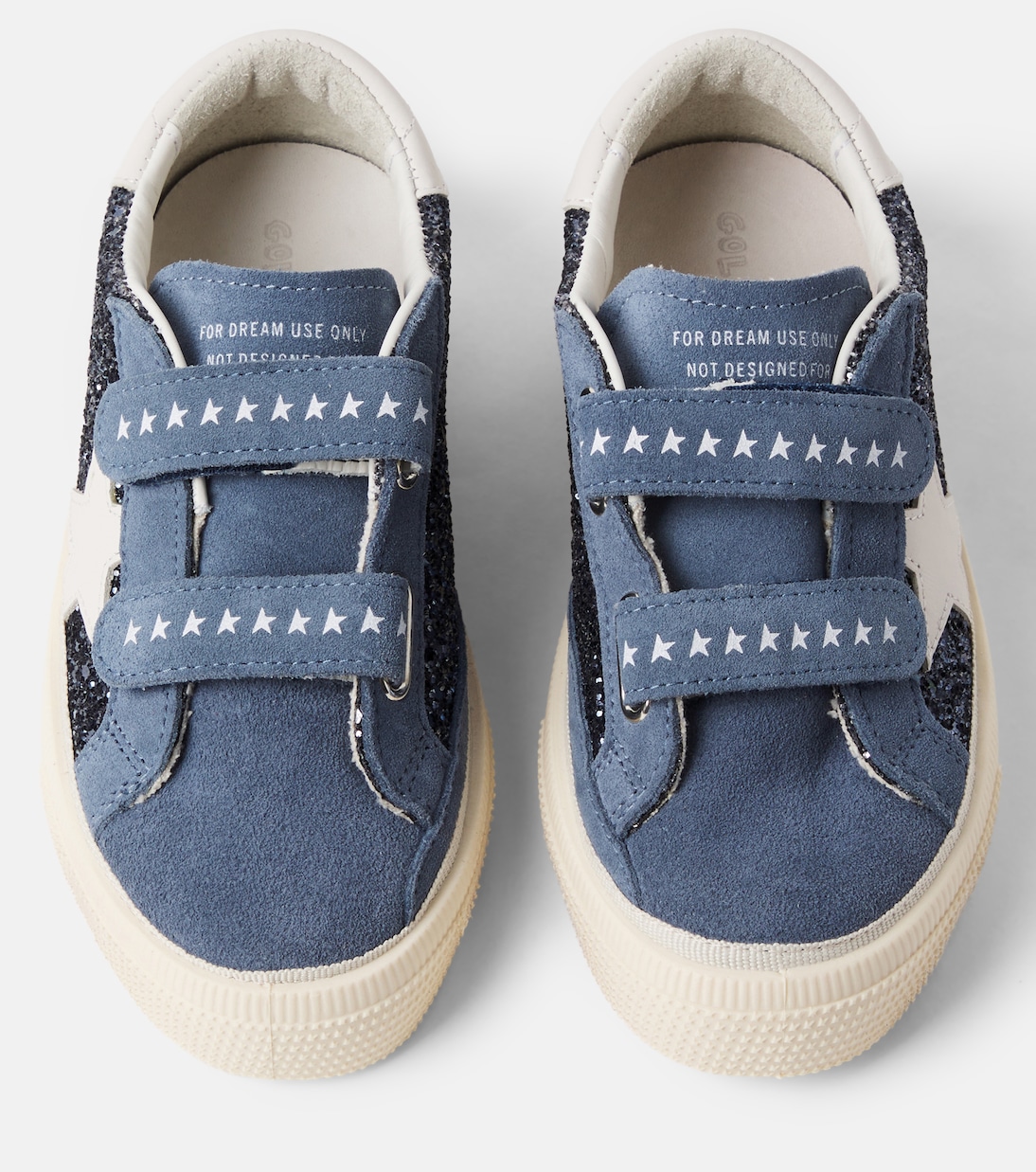 May glitter suede sneakers | Golden Goose Kids