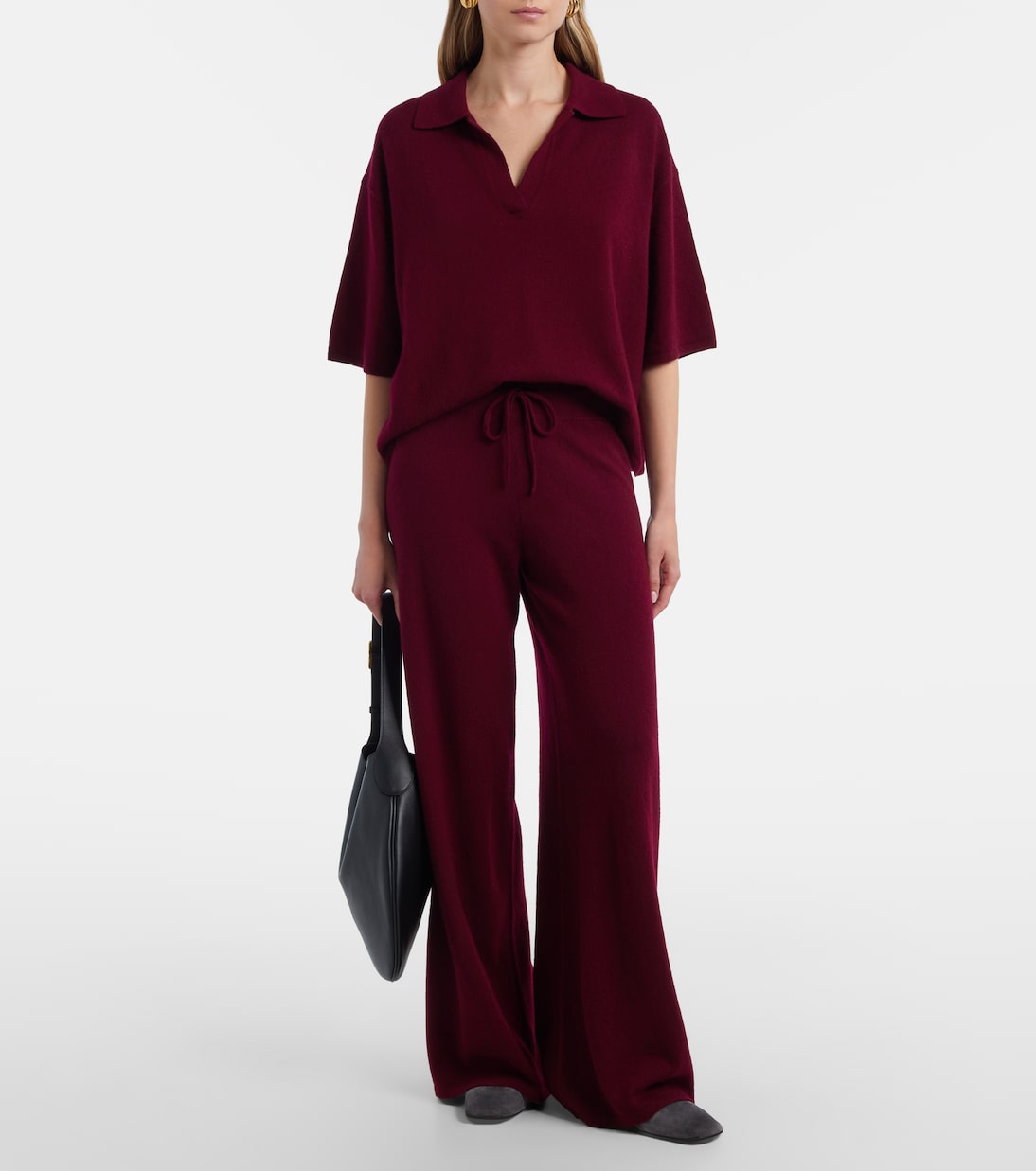 Sofi cashmere wide-leg pants | Lisa Yang