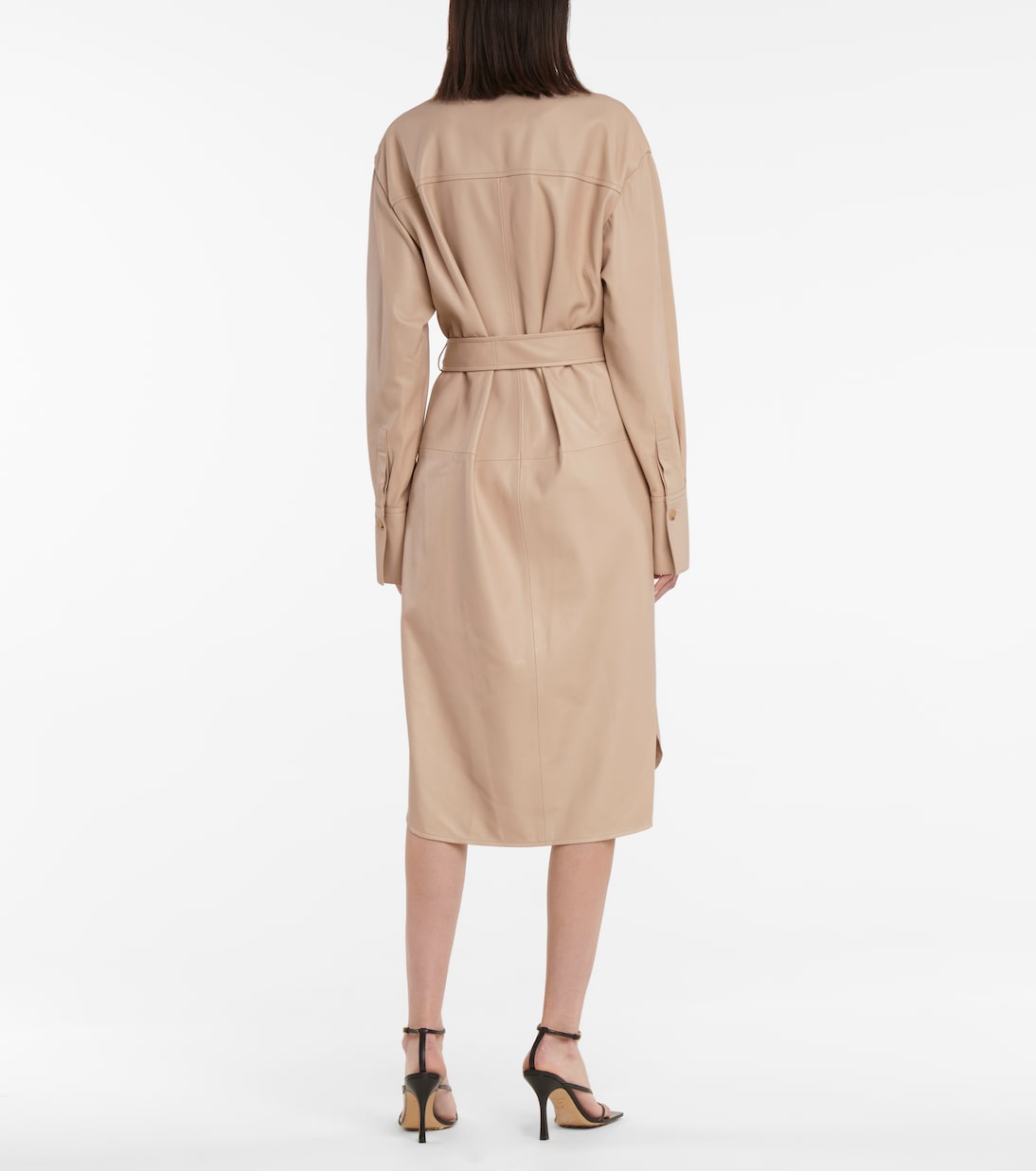 Robe Dahlia en cuir | Joseph