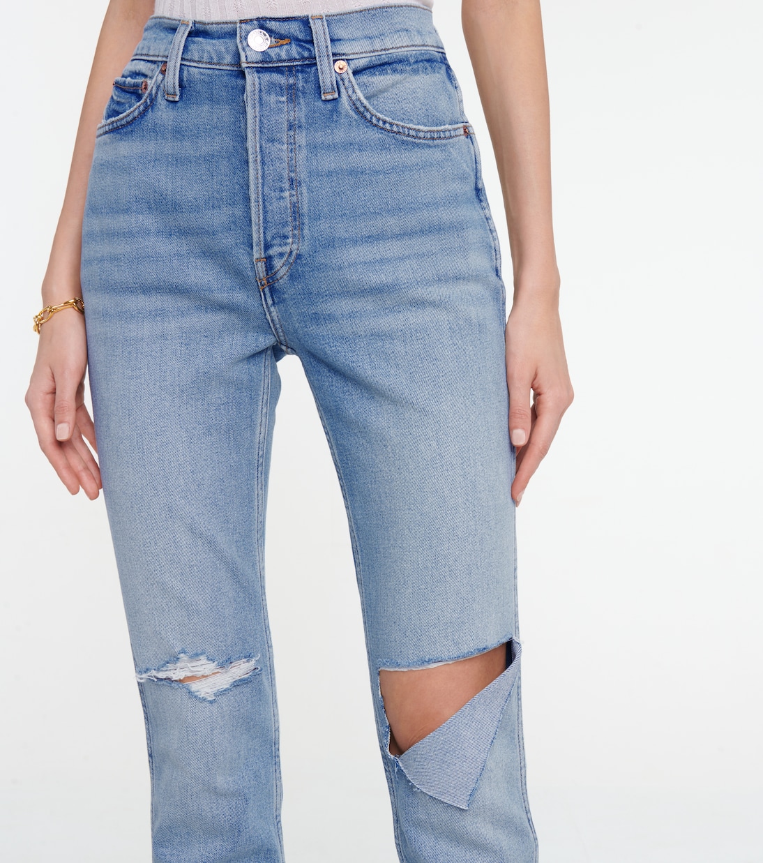 80s high-rise slim jeans | Re/Done