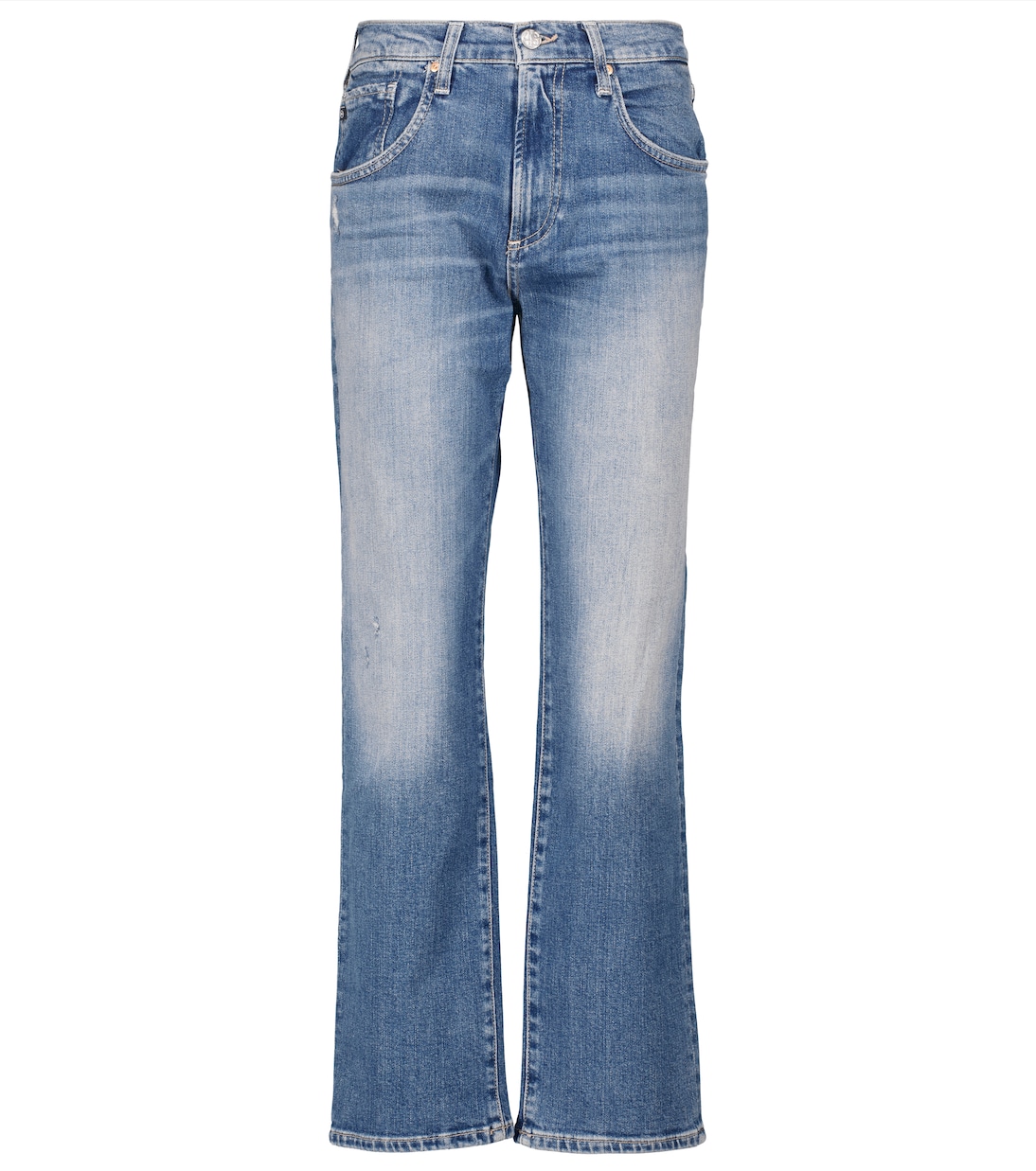 High-Rise Straight Jeans Boyfriend Wide | AG Jeans