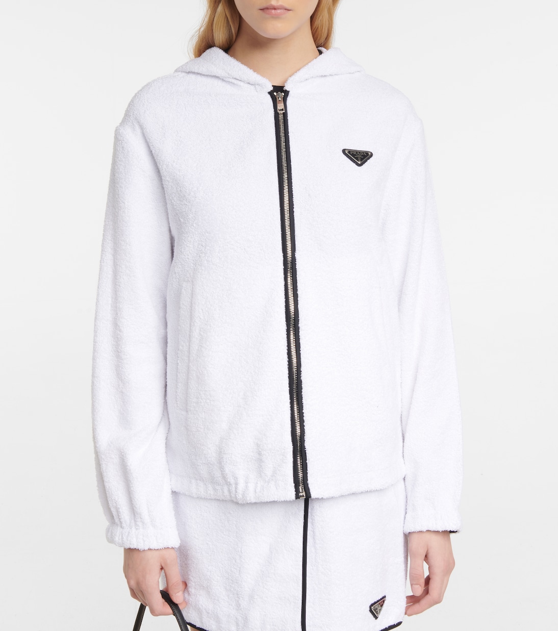 Kapuzenjacke aus Baumwolle | Prada