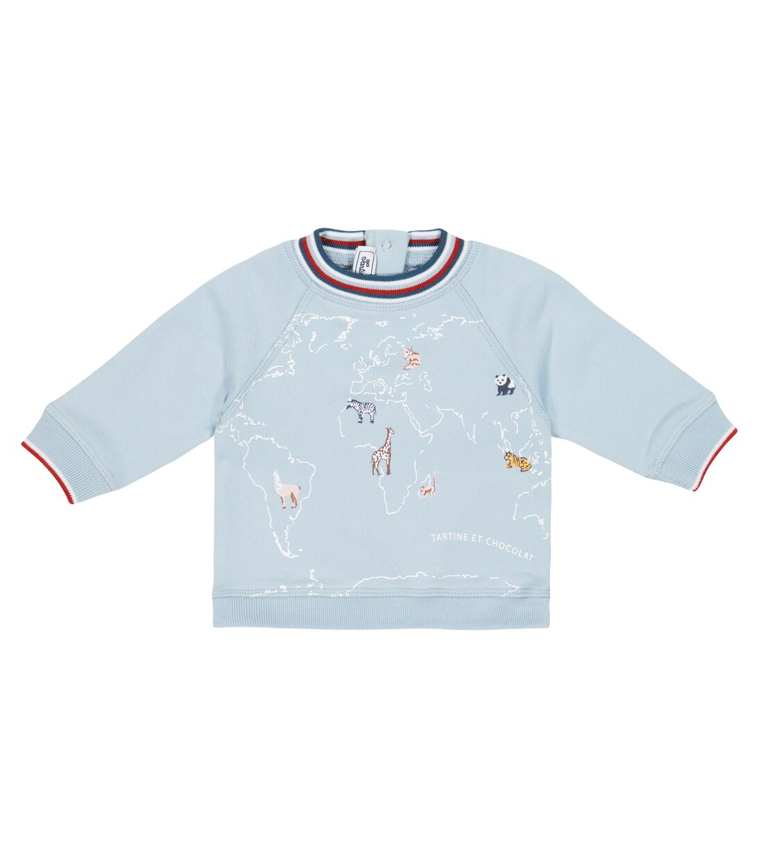 Baby embroidered cotton sweatshirt | Tartine et Chocolat