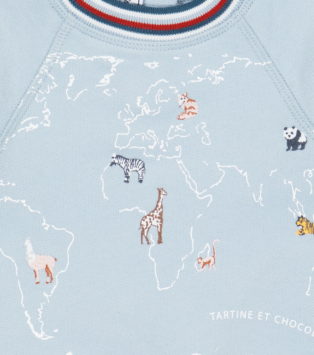 Baby embroidered cotton sweatshirt | Tartine et Chocolat