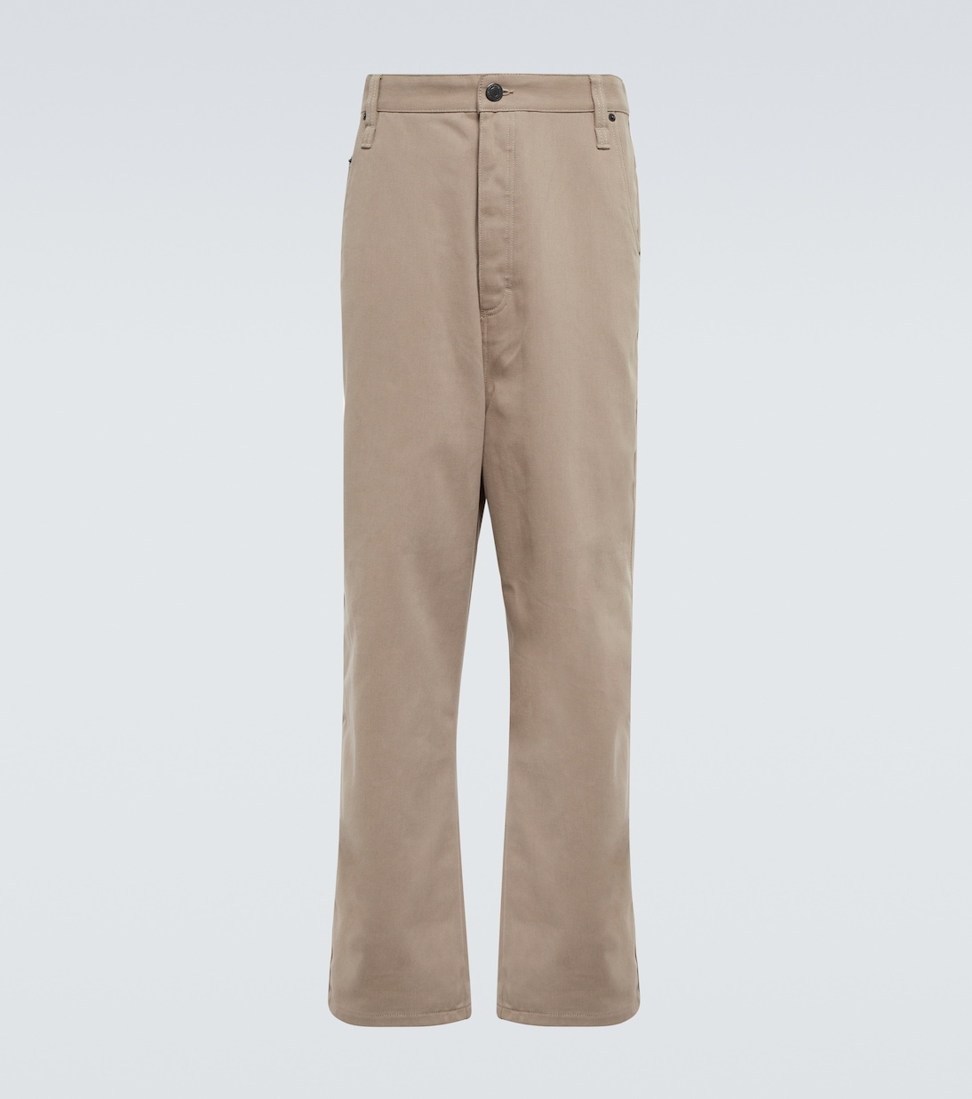 Alex Fit straight cotton gabardine pants | Ami Paris